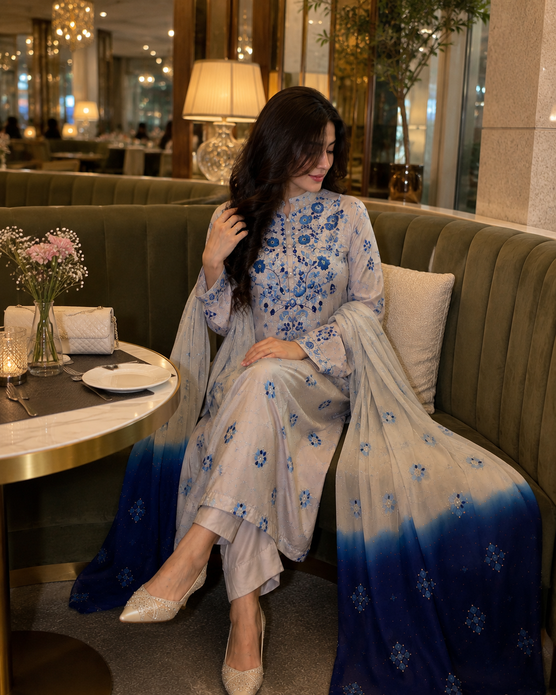 Royal Blue Bloom 3-Piece